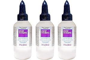 Sculpey Liquid Clear Polymer Clay for Fine Artistic Detailing - Mix with...