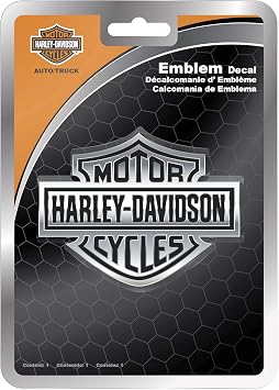 Chroma 9107 Harley-Davidson Injection Molded Emblem Decal