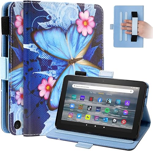 Miniatura 7 de Dteck Funda para tablet Kindle Fire 7 de 12 generación, versión 2022, funda para niños para tablet Fire 7, funda protectora ligera de alta calidad