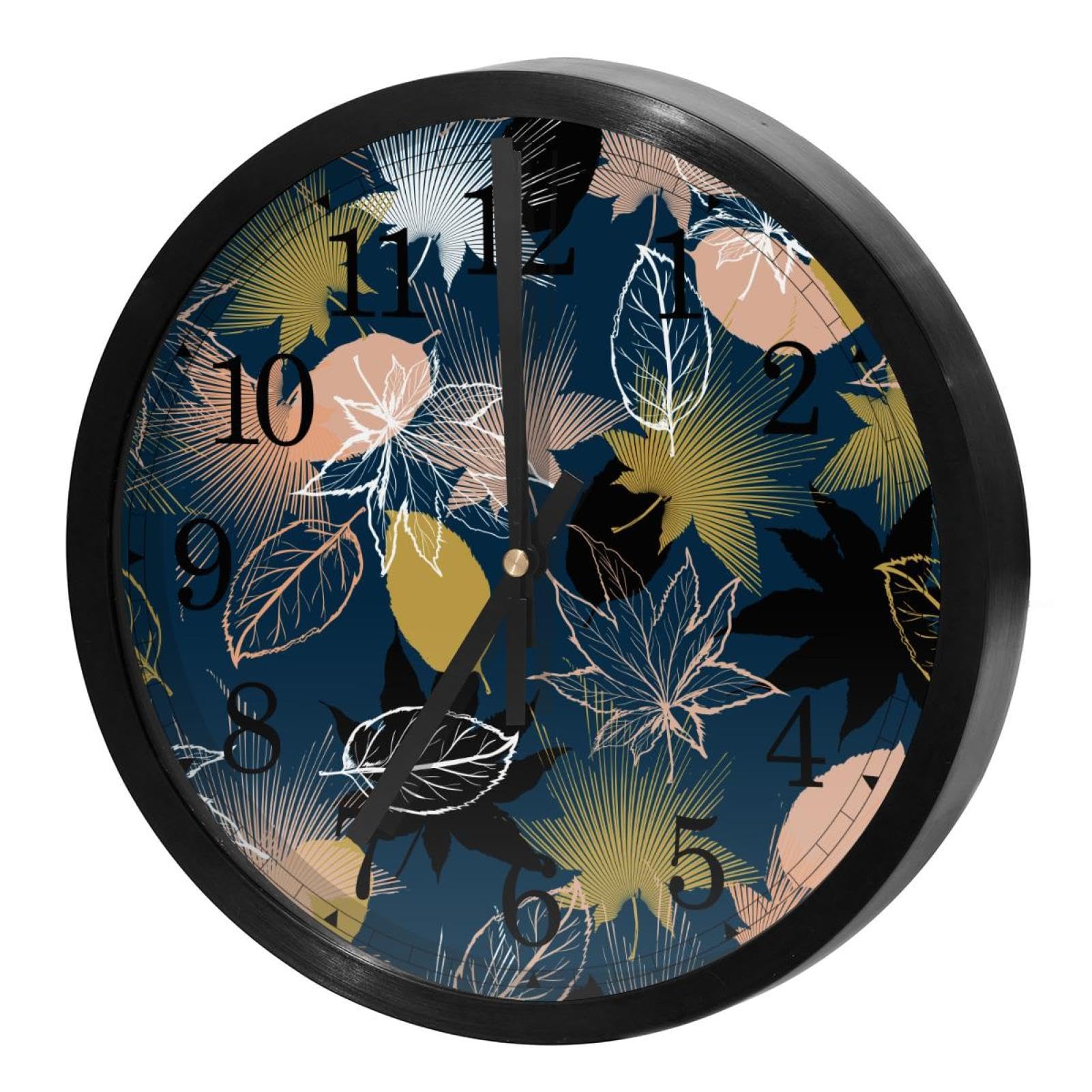 Horloge murale silencieuse quartz sans tic-tac pour maison cuisine école
