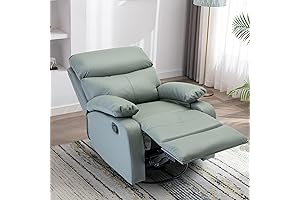 GNMLP2020 Swivel Rocker Recliner Chair for Adults: Comfort and Style, Seamlessly United