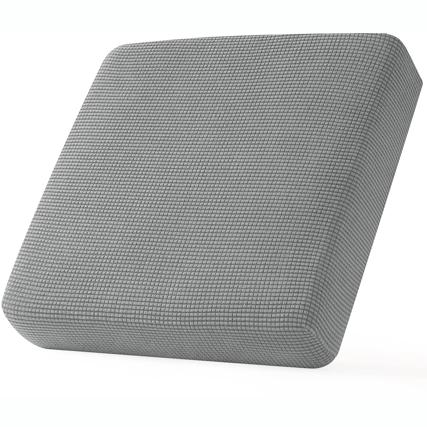 Sofa Cushion Covers Customization Tailor Made Sofa Seat Cushion Slipcovers Stretch Polar Fleece Sofacushion Backrest Cover Replacement (Light grey,2X-Large)