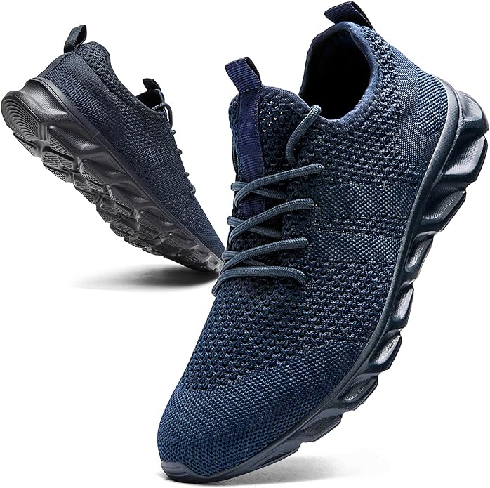 Tvtaop Mens Tennis Shoes Athletic Running Shoes Lightweight Sneakers Non Slip Walking Gym Shoes