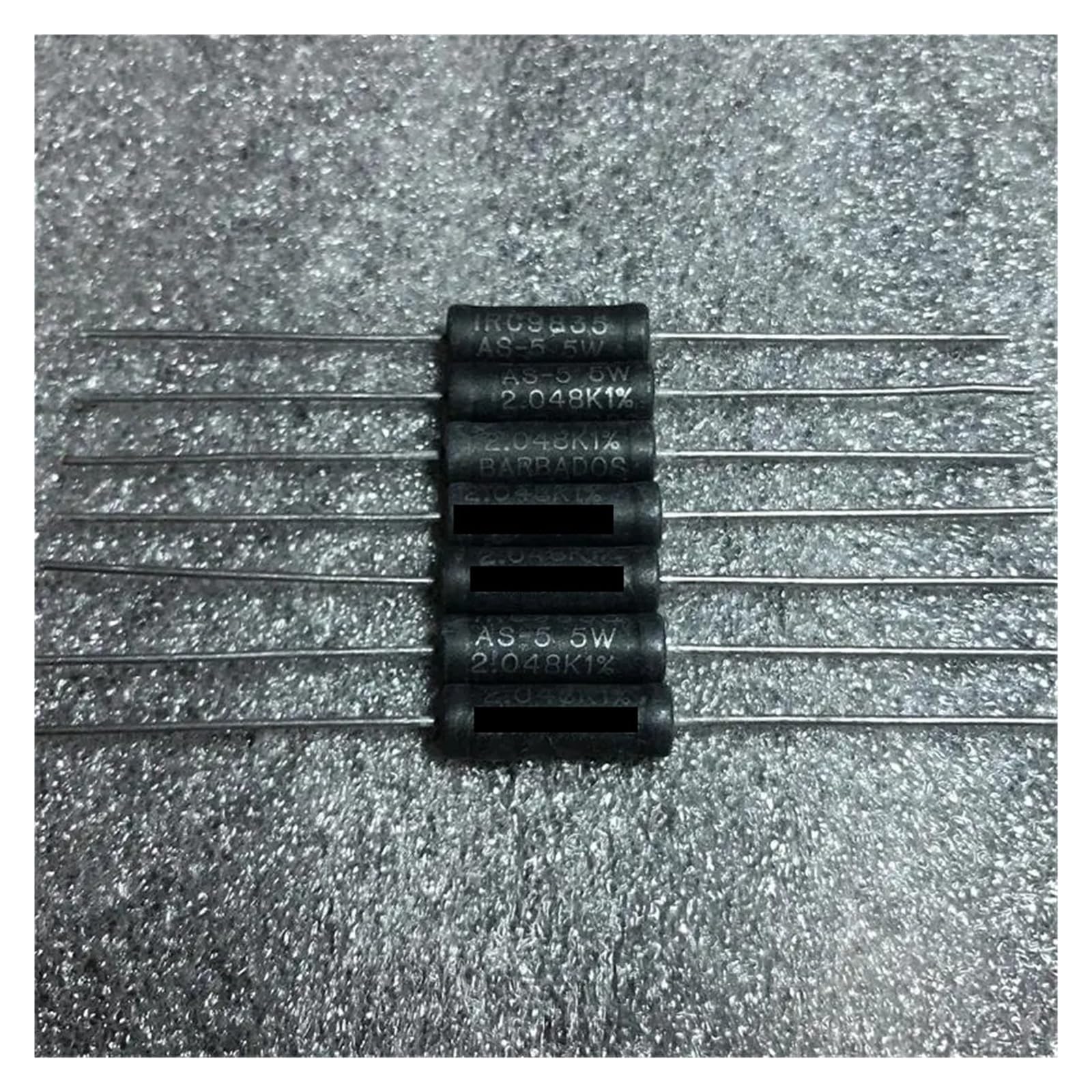 LEOTNNDQ AS-5 2.048K 5W 1% Resistors 1pcs