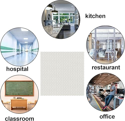 Miniatura 5 de 4 paneles de cubierta de luz fluorescente de repuesto para lámparas de techo de acrílico prismático transparente plano transparente para lámparas de