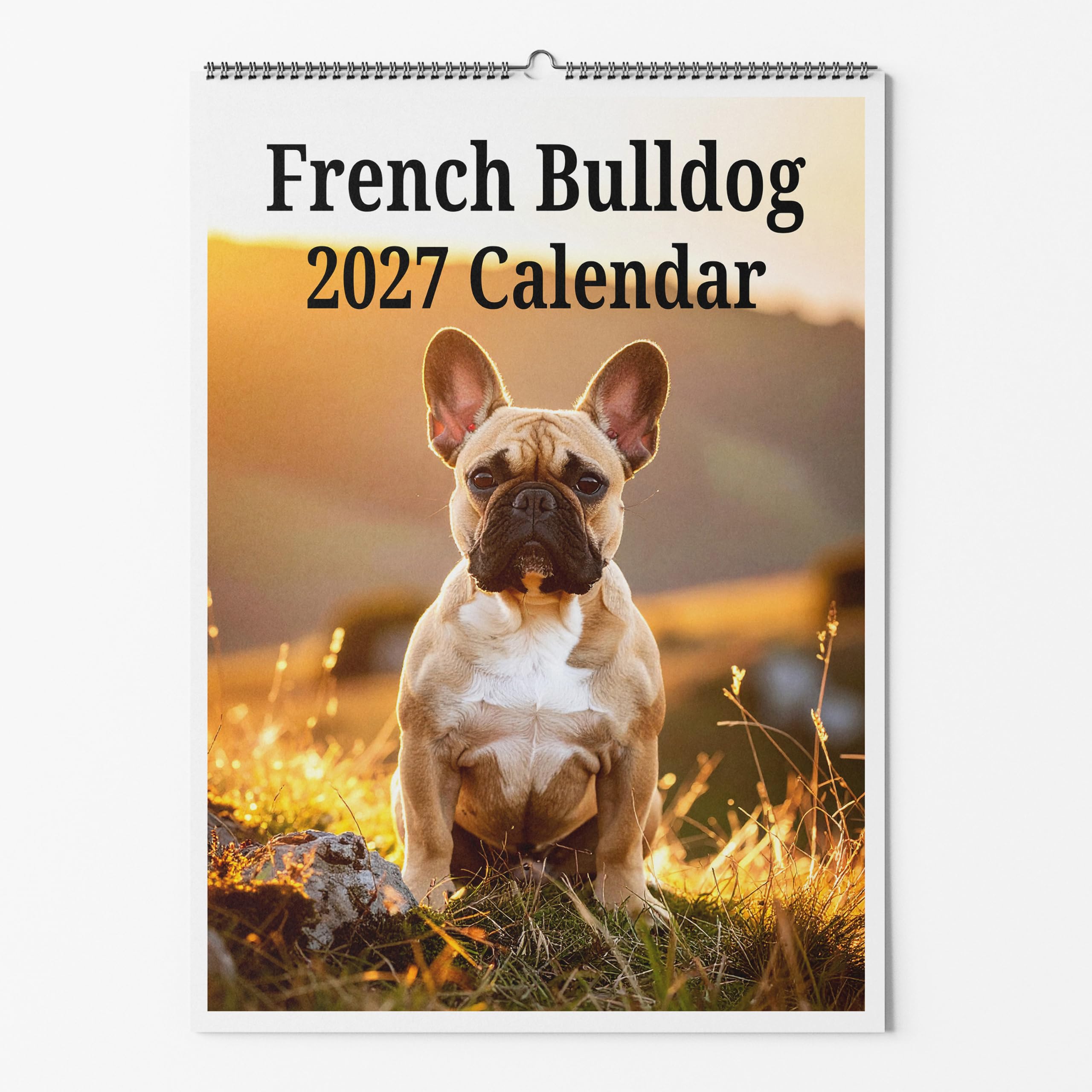 French Bulldog Wall Calendar - Choice Of Sizes - A3 Dog Calendar - Dog Lovers Monthly Planner 2027 — image 1