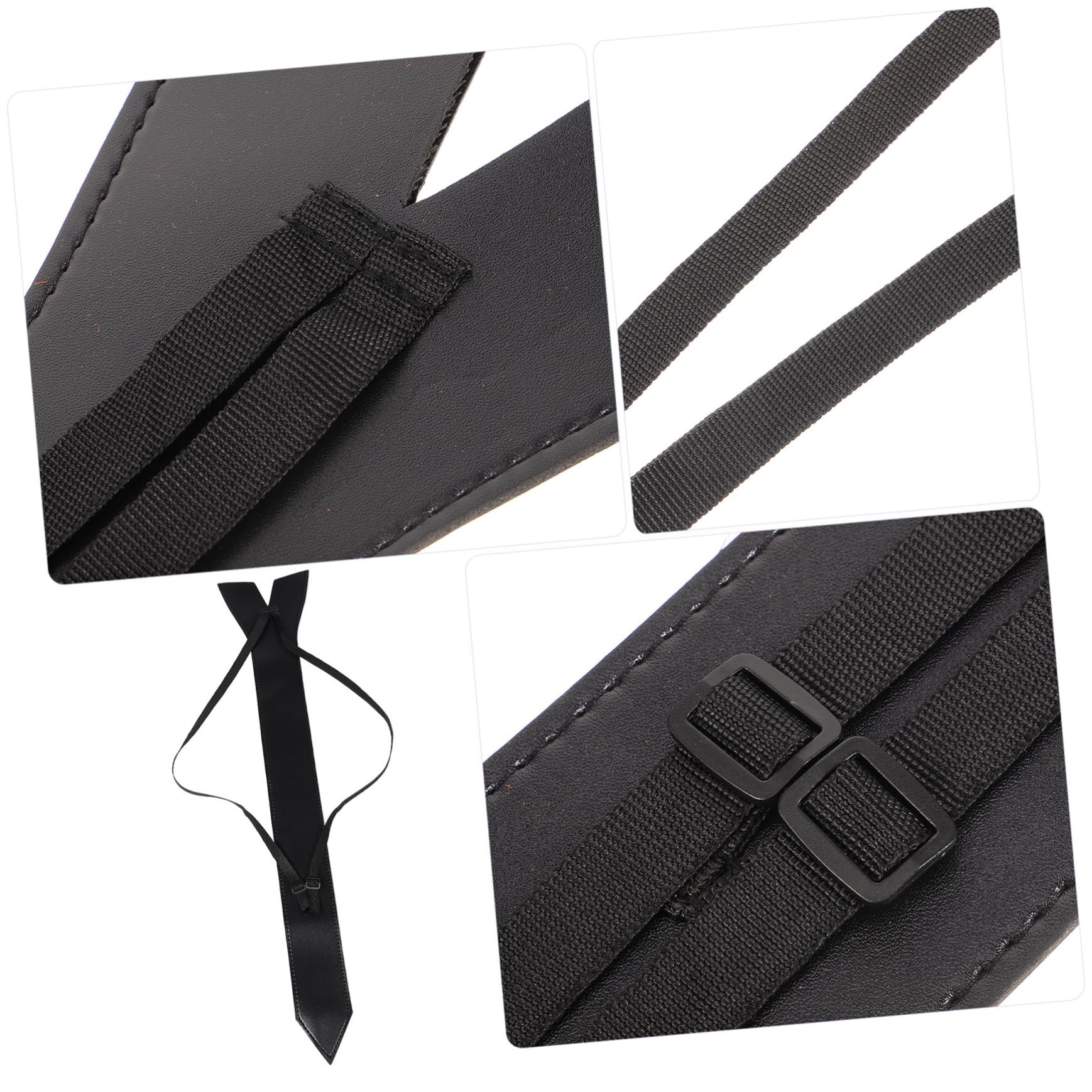 Healeved Leather Swords Bag Sword Sheath Shoulder Harness Portable Carrying Case for Long Sleeve Cover for Fencing