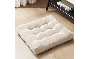 Degrees of Comfort Meditation Floor Pillow - Corduroy Pillows Tufted Zen Floor Cushion
