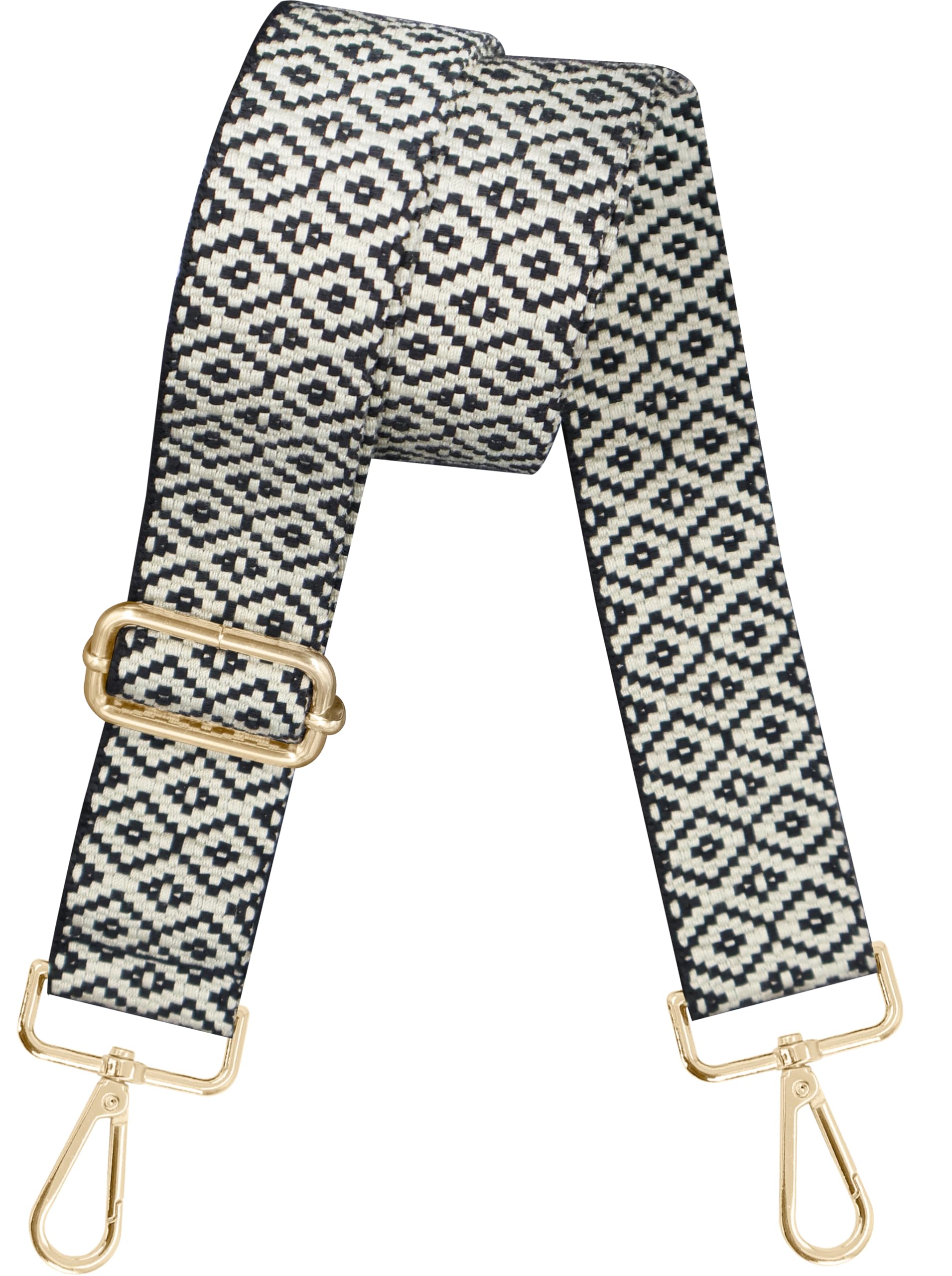 Adjustable Purse Strap Replacement – 1.5'' Wide Crossbody Shoulder Strap for Women, Boho Handbag Strap-image-49