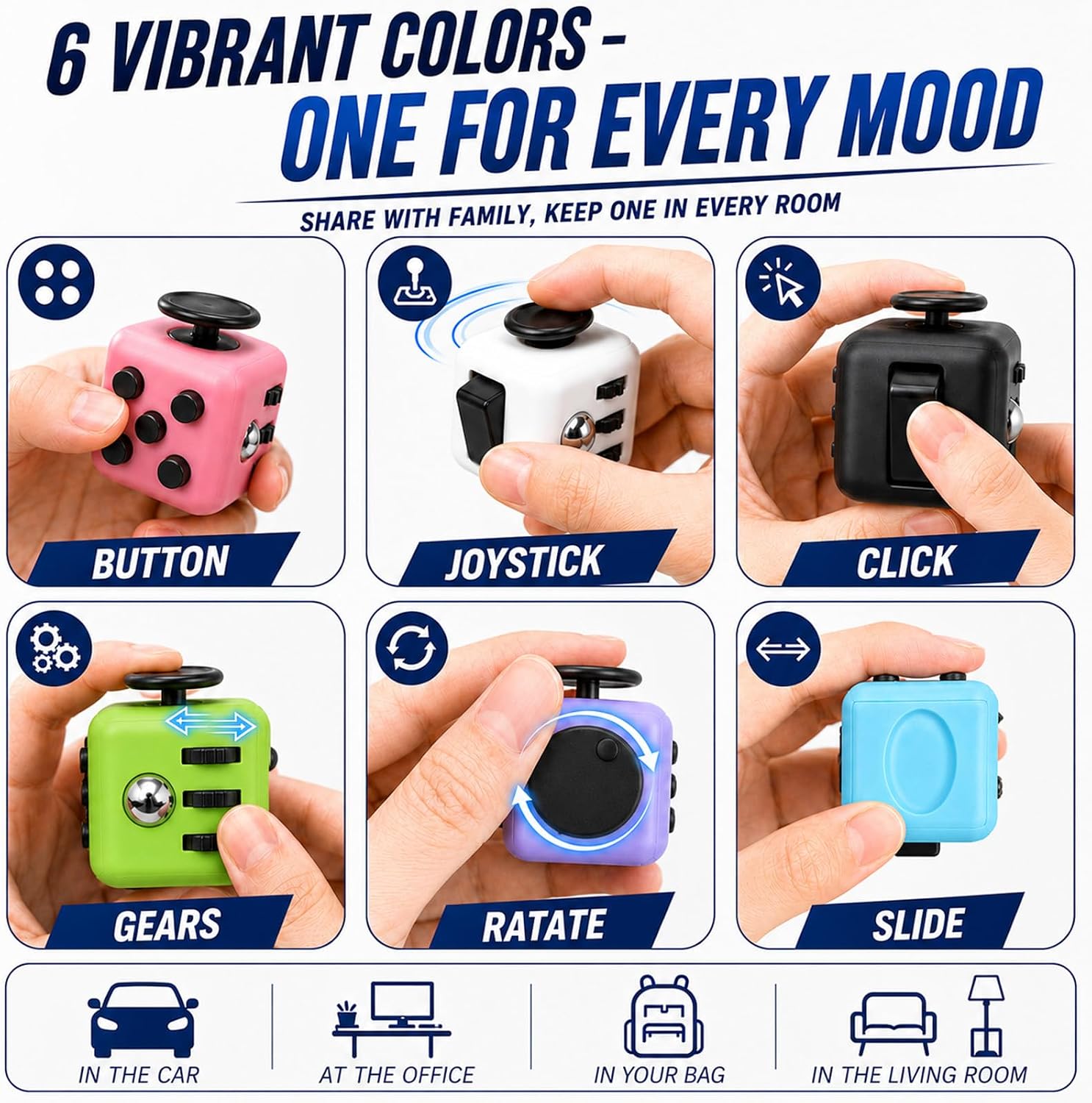Fidget Cubes Sensory Toy Infinity Cube