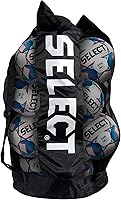 Select Duffle Ball Bag with Backpack Straps & Net - Durable Nylon Mesh for Easy Sports Ball Transport