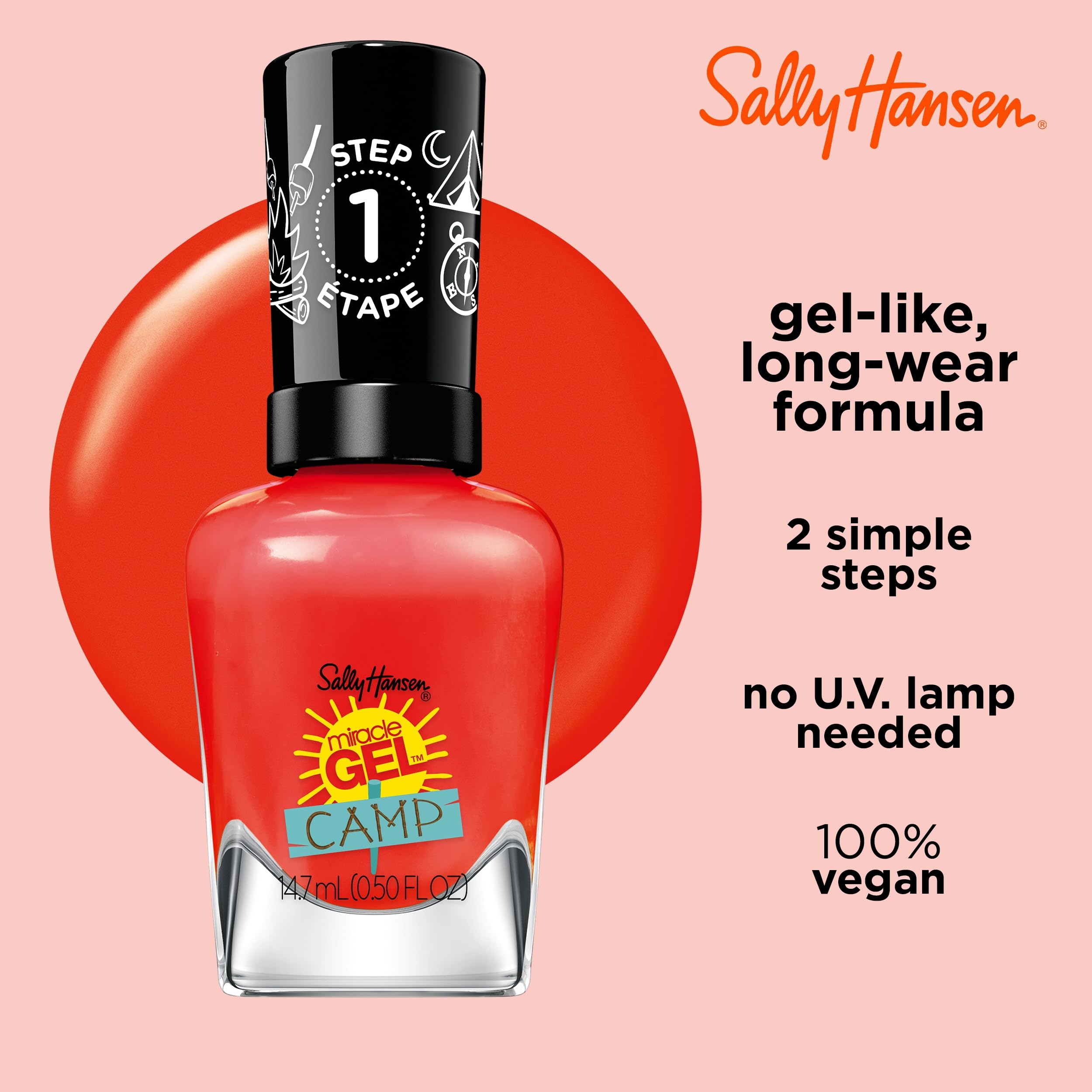 Amazon.com : Sally Hansen Miracle Gel™, Summer Camp Campfire Song