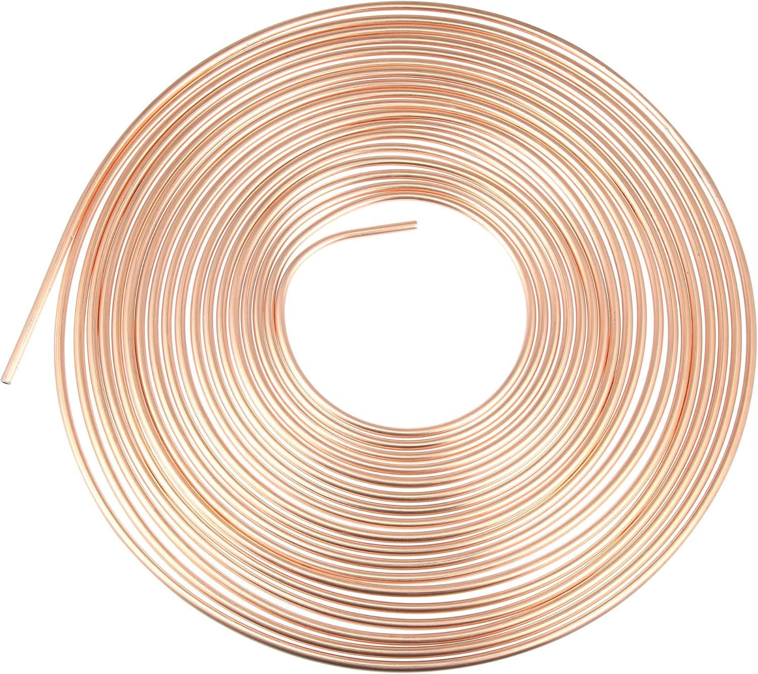 X AUTOHAUX 1/4" Car Brake Line Tubing Kit 50ft Tubing Coil with 16 Fittings for Hydraulic Braking Systems and Transmission System