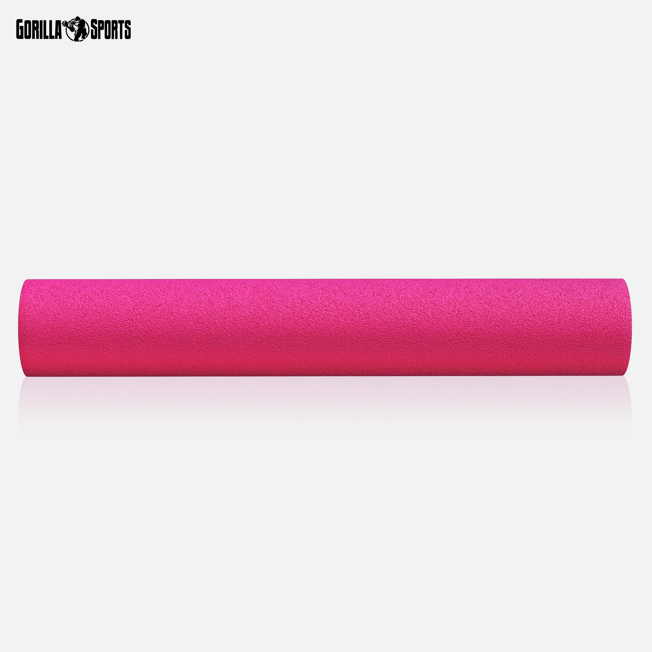 GORILLA SPORTS® Rouleau Pilates - 60x15/90x15cm, Polyéthylène Mousse EPE, Légèreté, Durable, Doux, Stable, Résistant à l'Eau - Massage, Foam Roller, Fitness, Sport Maison, Yoga