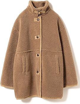 レディース♡ボア付きハーフコート♡ Amazon | [レイビームス] コート ボア スタンドカラー ハーフ コート