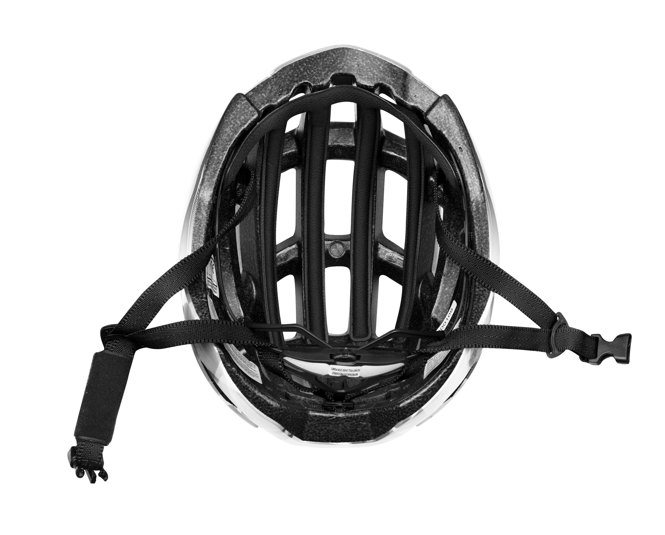 Casco Ciclismo Force Hawk Blanco-Negro Talla S-M