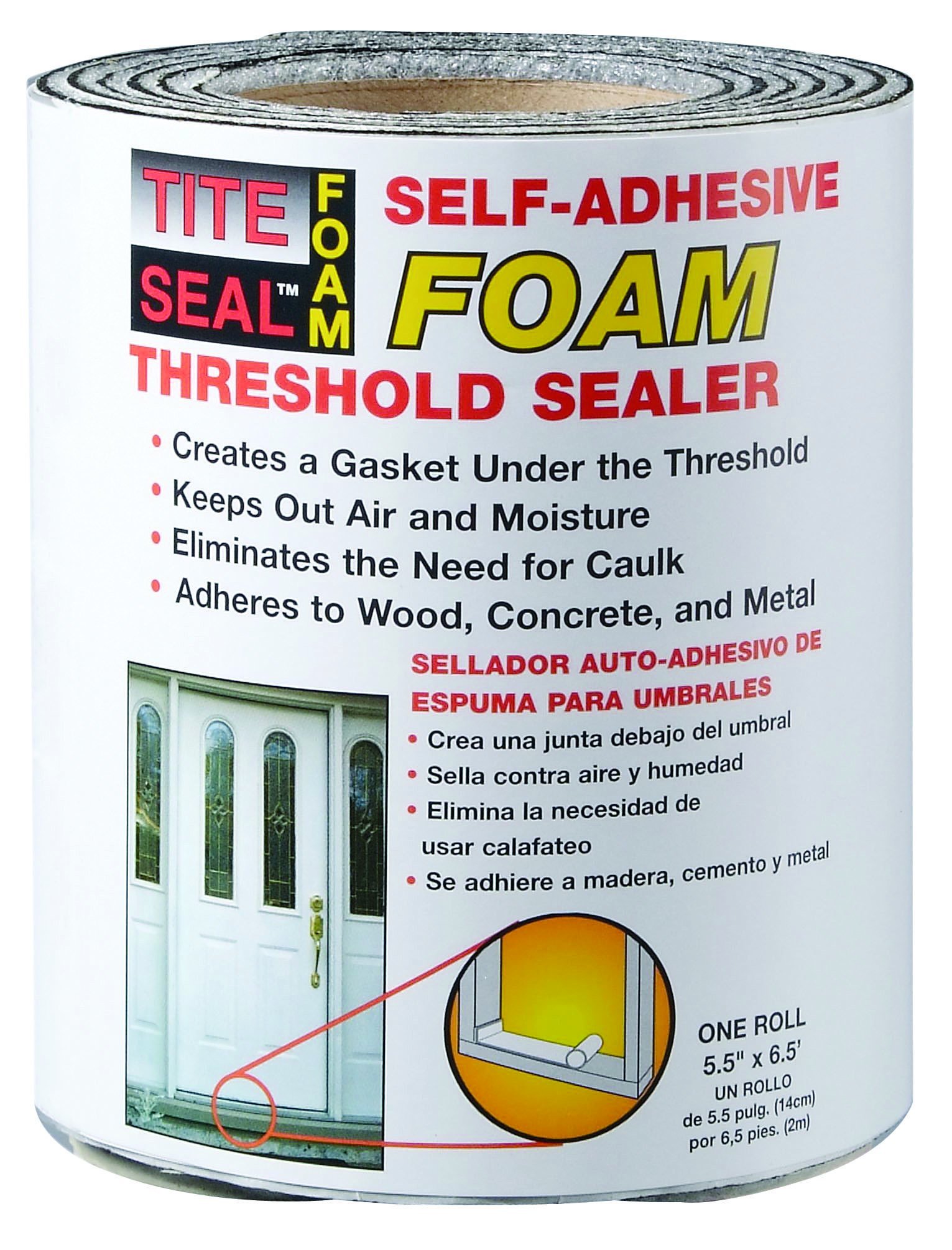 Tite Seal Self Adhesive Foam Threshold Sealer (TSFM65)