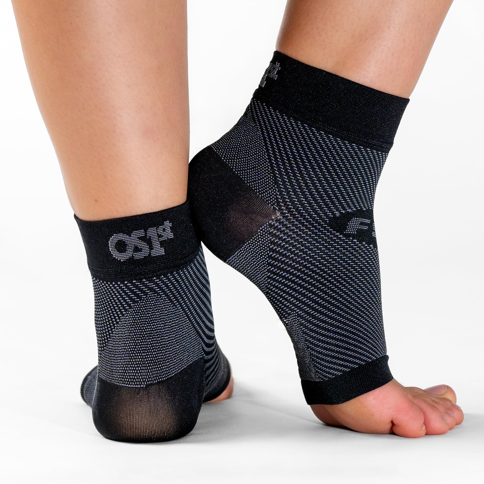 OS1st FS6 Plantar Fasciitis Foot Sleeves (One Pair) for Plantar Fasciitis Pain, Heel and Arch Pain, and Arch Support