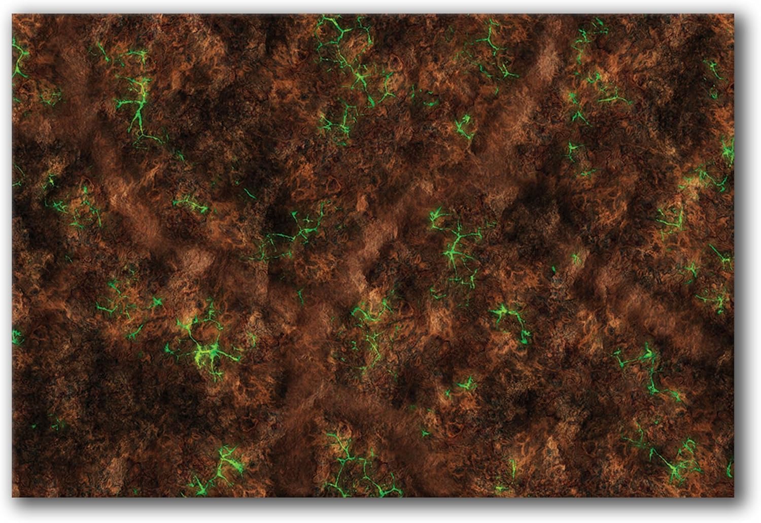 Frontline Gaming - FLG Mat - Irradiated Plains 6x4' - Neoprene Wargaming Mat