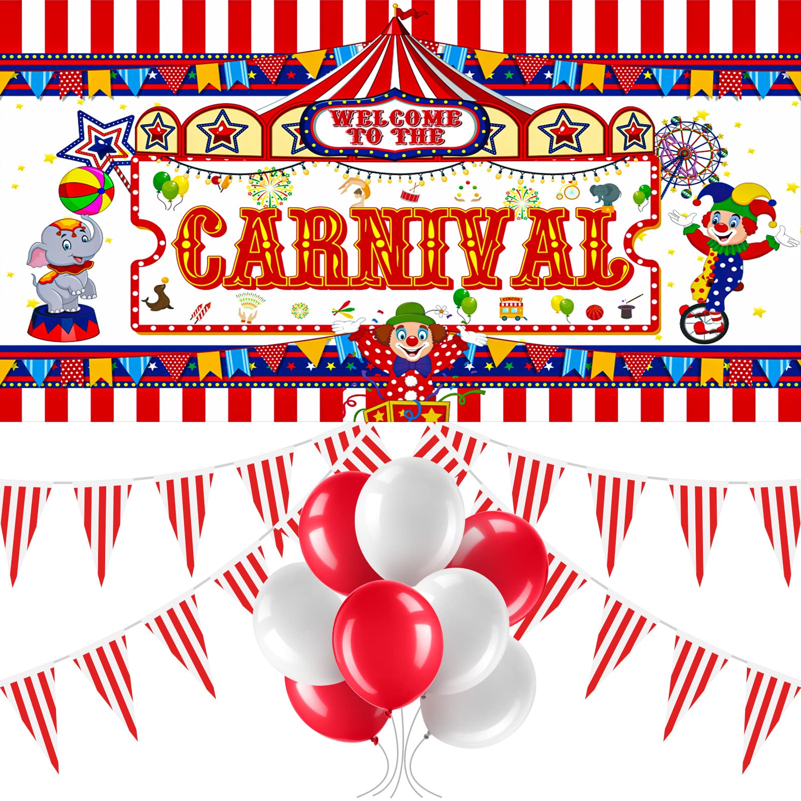 Buy 3.6 x 6 Feet Carnival Backdrop Carnival Banner Festival Carnival