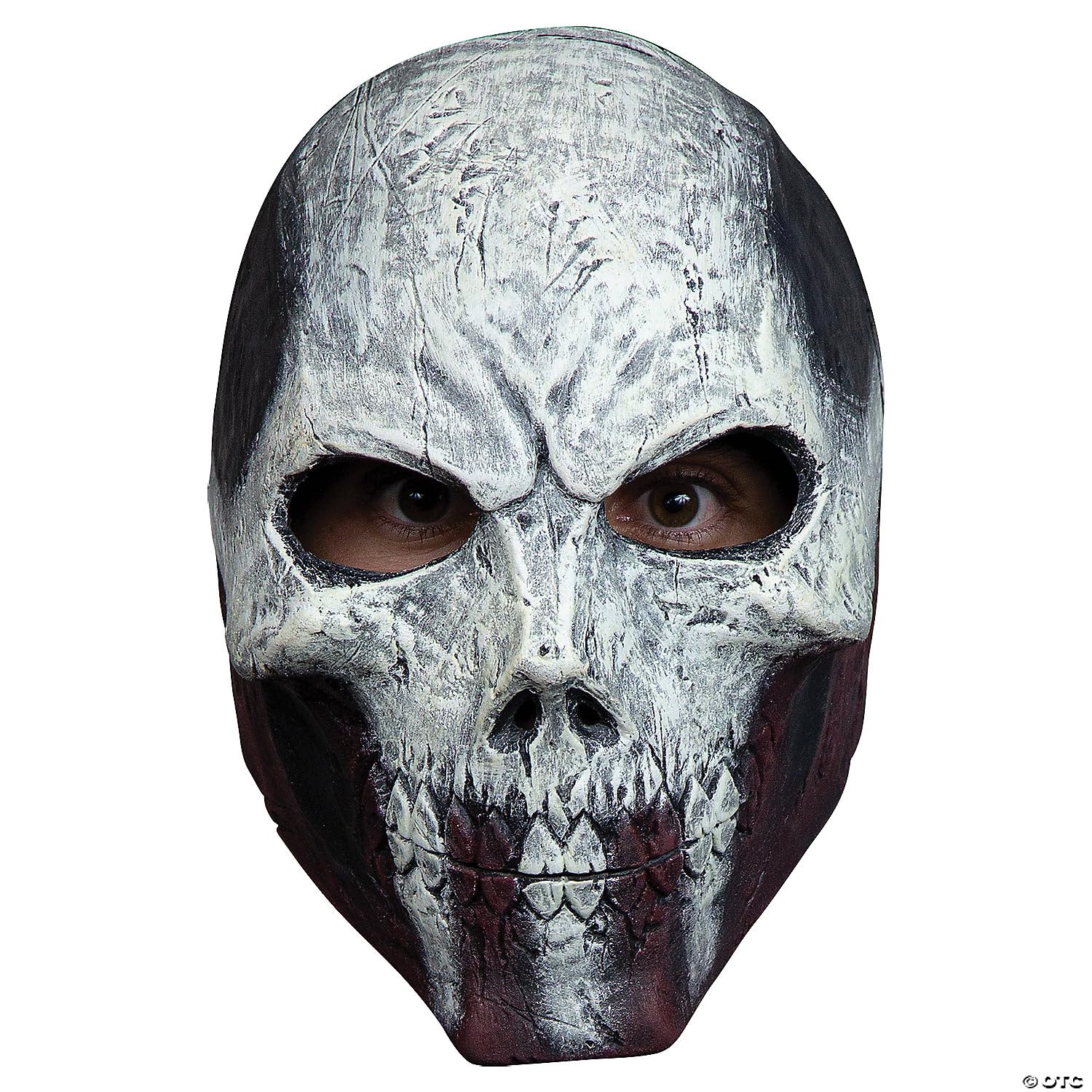Ghoulish Productions Assault Glowing Skull Mask White Neon The Punisher Mask Adult One size Latex Mask Urban Mask