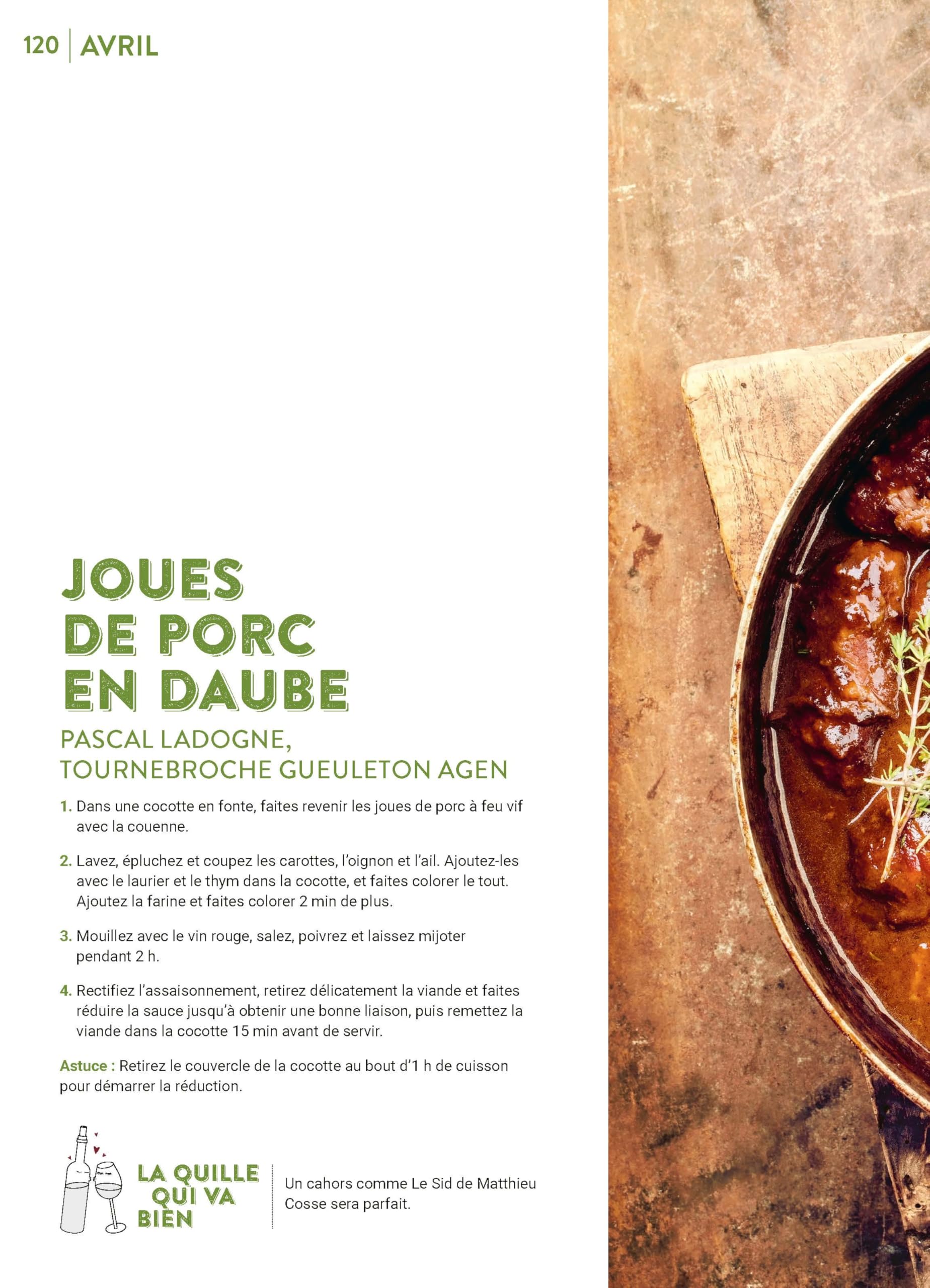 Une année à la table des bons vivants: 60 produits du terroir à déguster de janvier à décembre