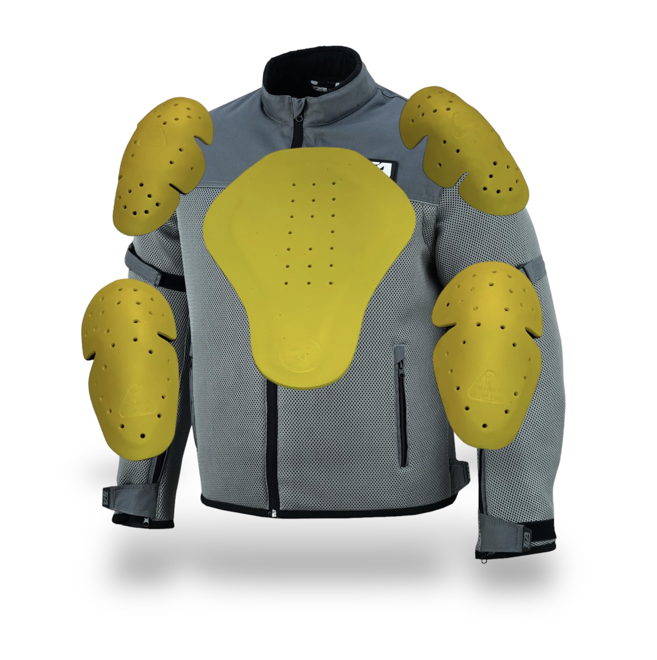 TLA AIRFLO Giubbotto moto estivo con maniche staccabili e protezioni, unisex uomo e donna, Giacca estiva moto e scooter in tessuto traforato e leggero, Gilet moto e scooter traspirante.
