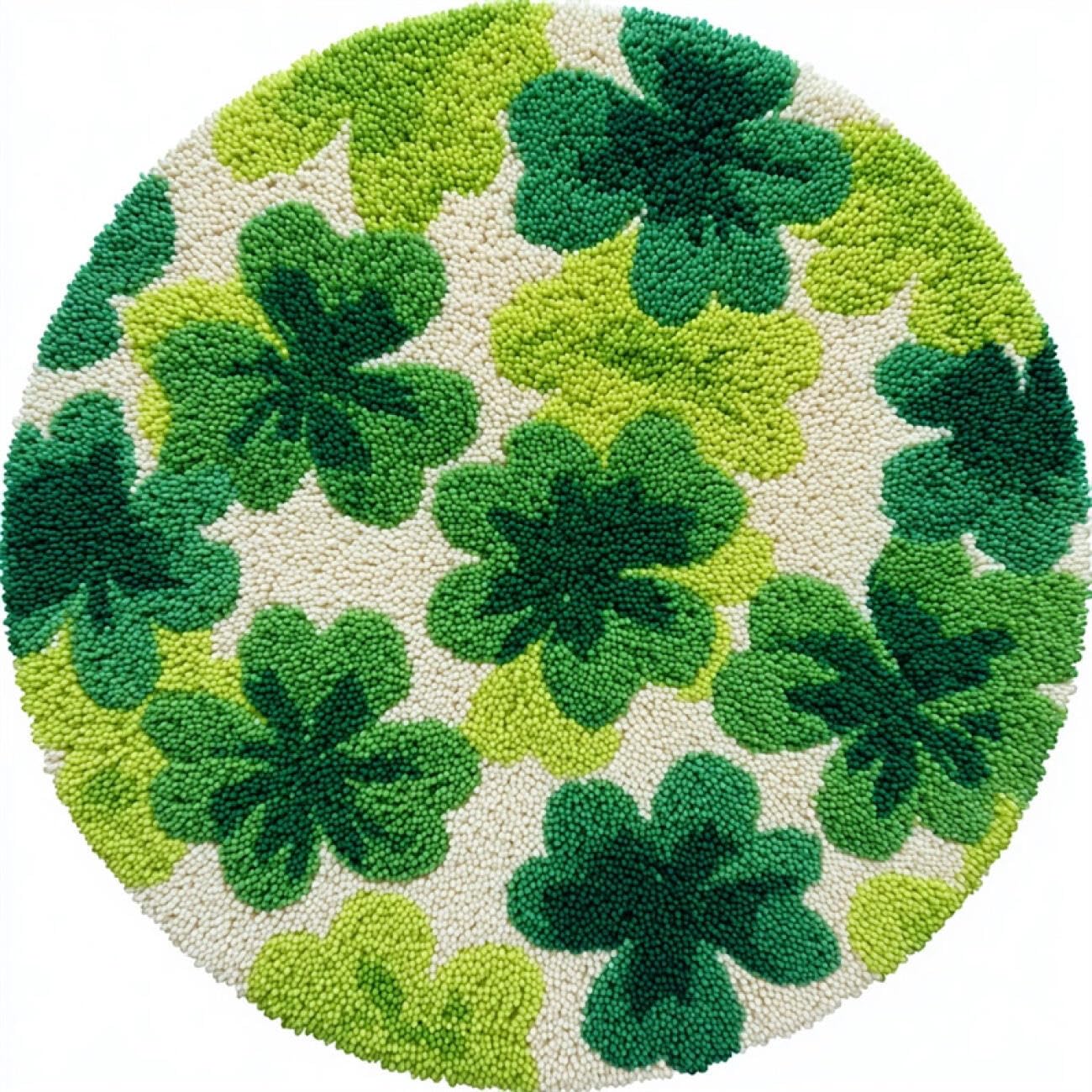 Kitquiver Tapestry Kits for Adults Green Leaves 80x80cm