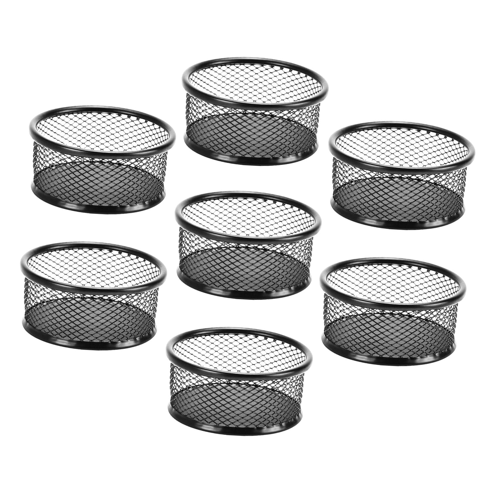 Distributeur de trombones Baluue en maille d'acier durable pour accessoires de bureau