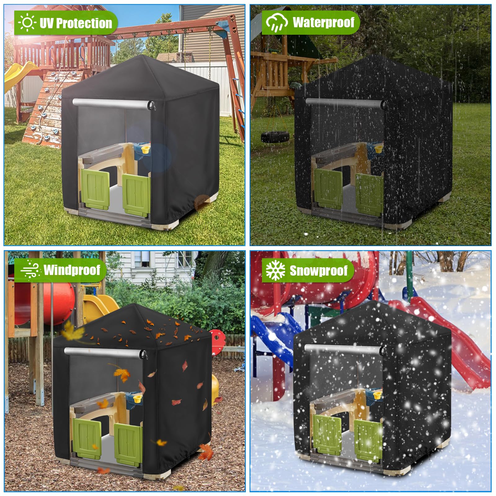 Kids GLFILL 420D Outdoor Kids Playhouse Cover Protects For Step2
