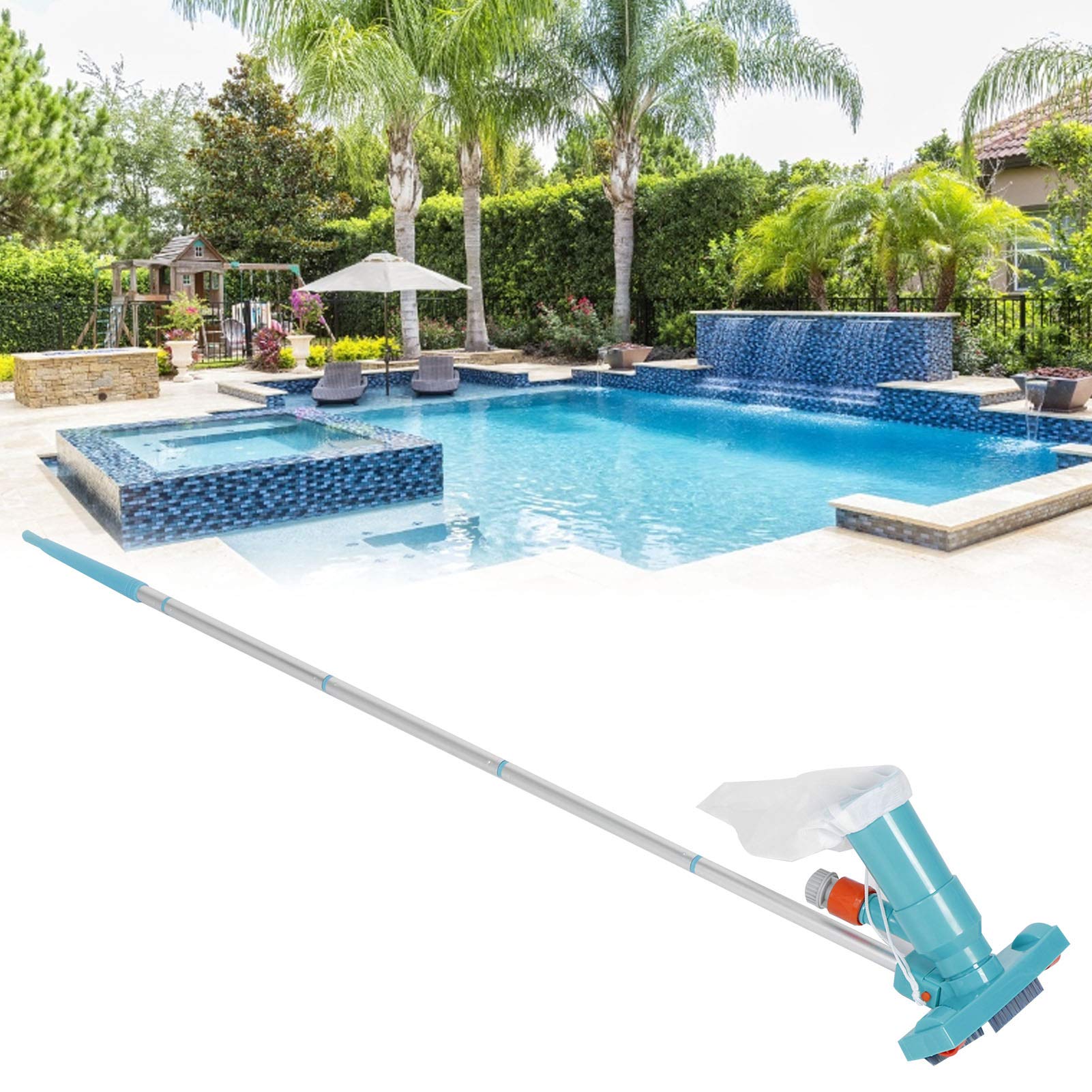 Pool Vacuums, Hot Tub Vacuum, Portable Swimming Pool Cleaner Vacuum Suction Head Set, Fountain Hot Tub Pond Cleaning Tool, spa Vacuum