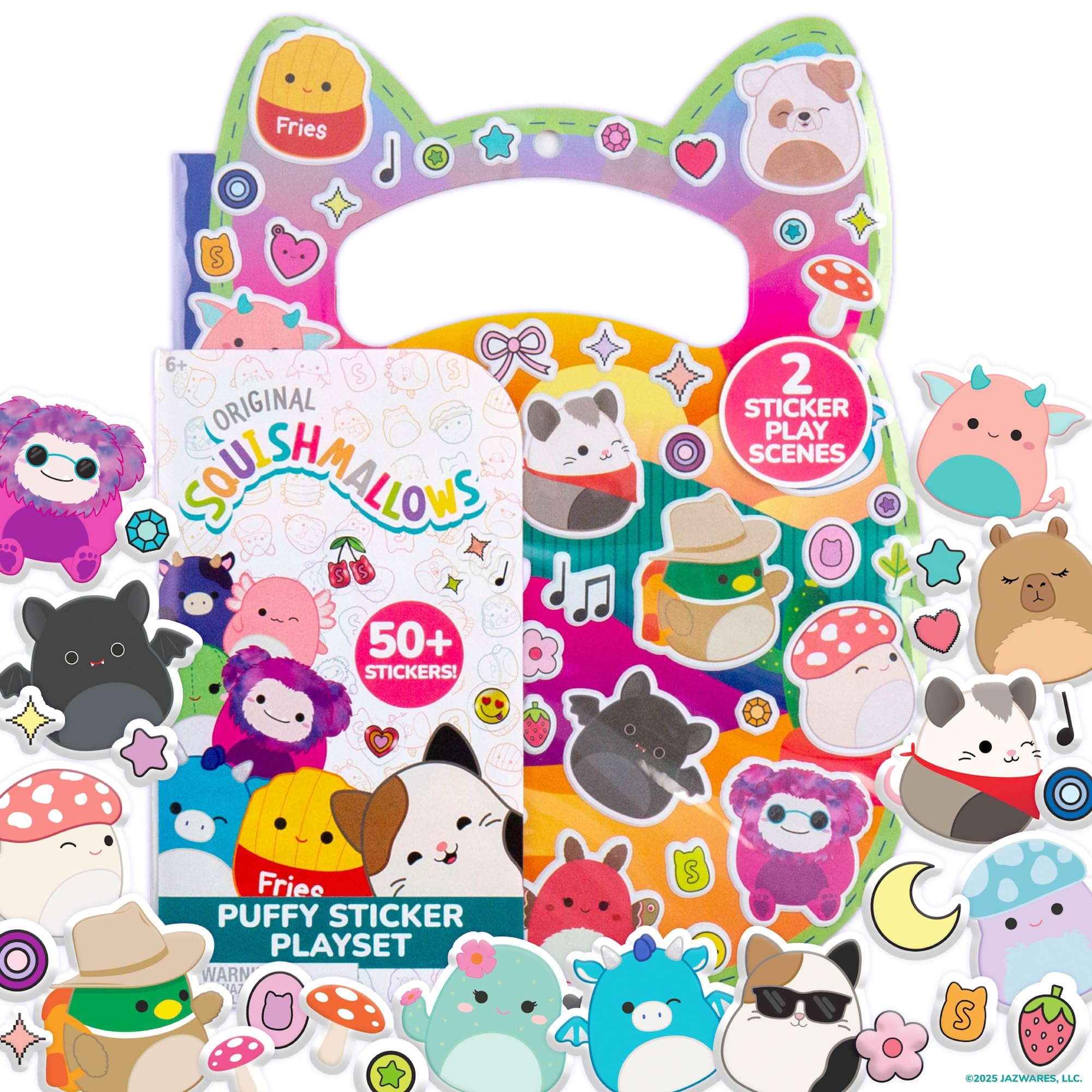 Horizon Group USA Puffy Sticker Playset, Squishmallows