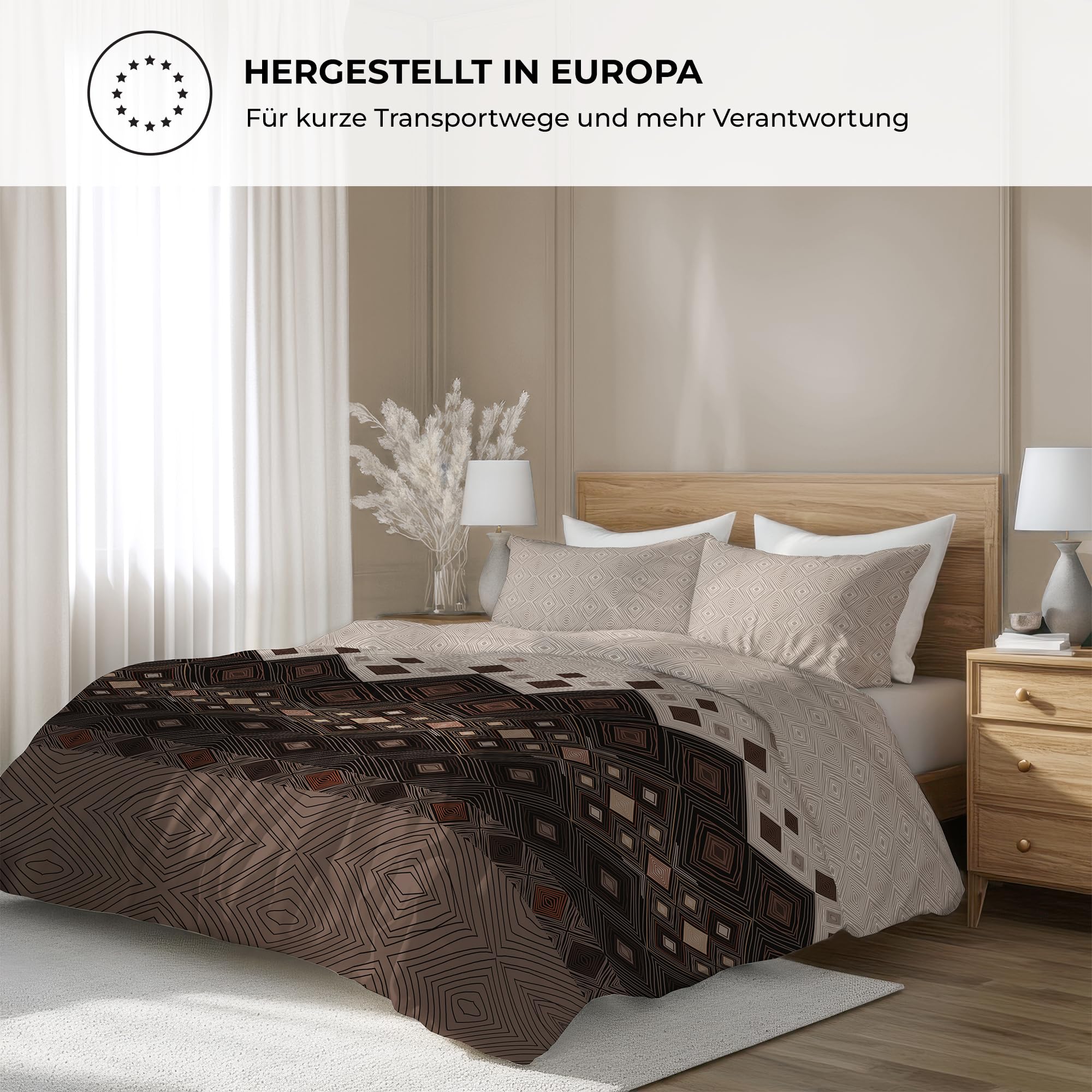 Ropa de cama prémium de 135x200 cm, 100 % transpirable, agradable algodón con cremallera, color turquesa, azul claro, 2 piezas, funda nórdica de 135x200 cm + funda de almohada de 80x80 cm