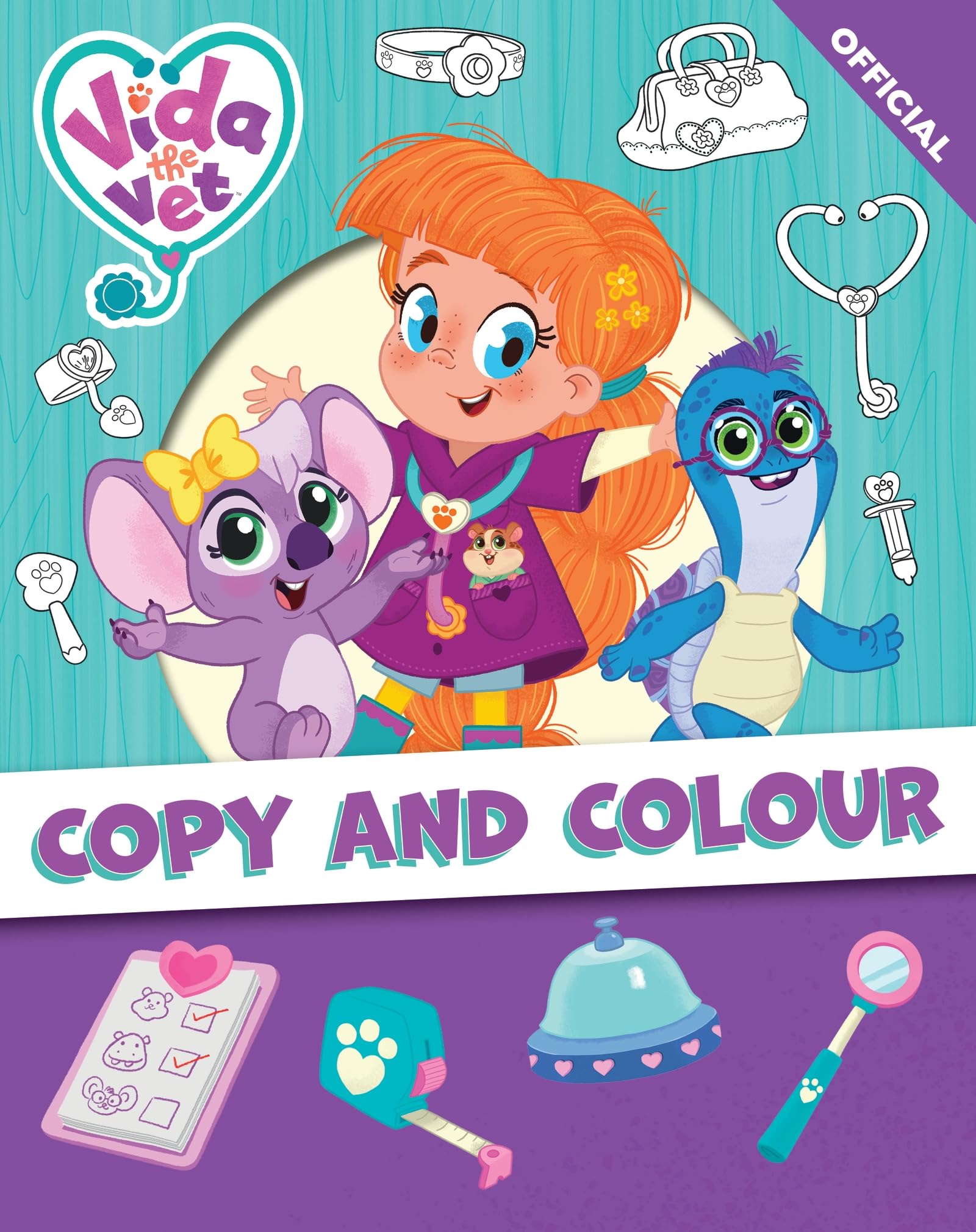 Vida the Vet: Copy and Colour by  Official Vida the Vet - 9781408376027