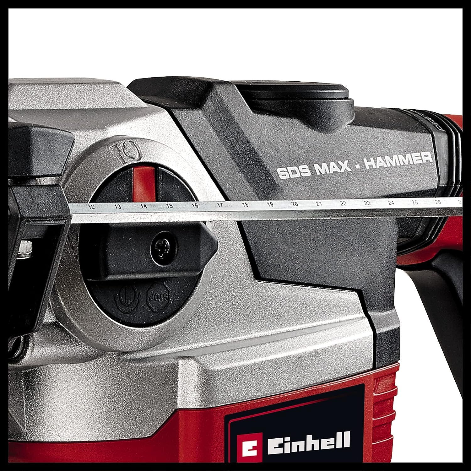 Einhell Marteau Perforateur TE-RH 38 3F (1 050 W, force de frappe de 9 J, mandrin SDS Max, butée de profondeur en métal)