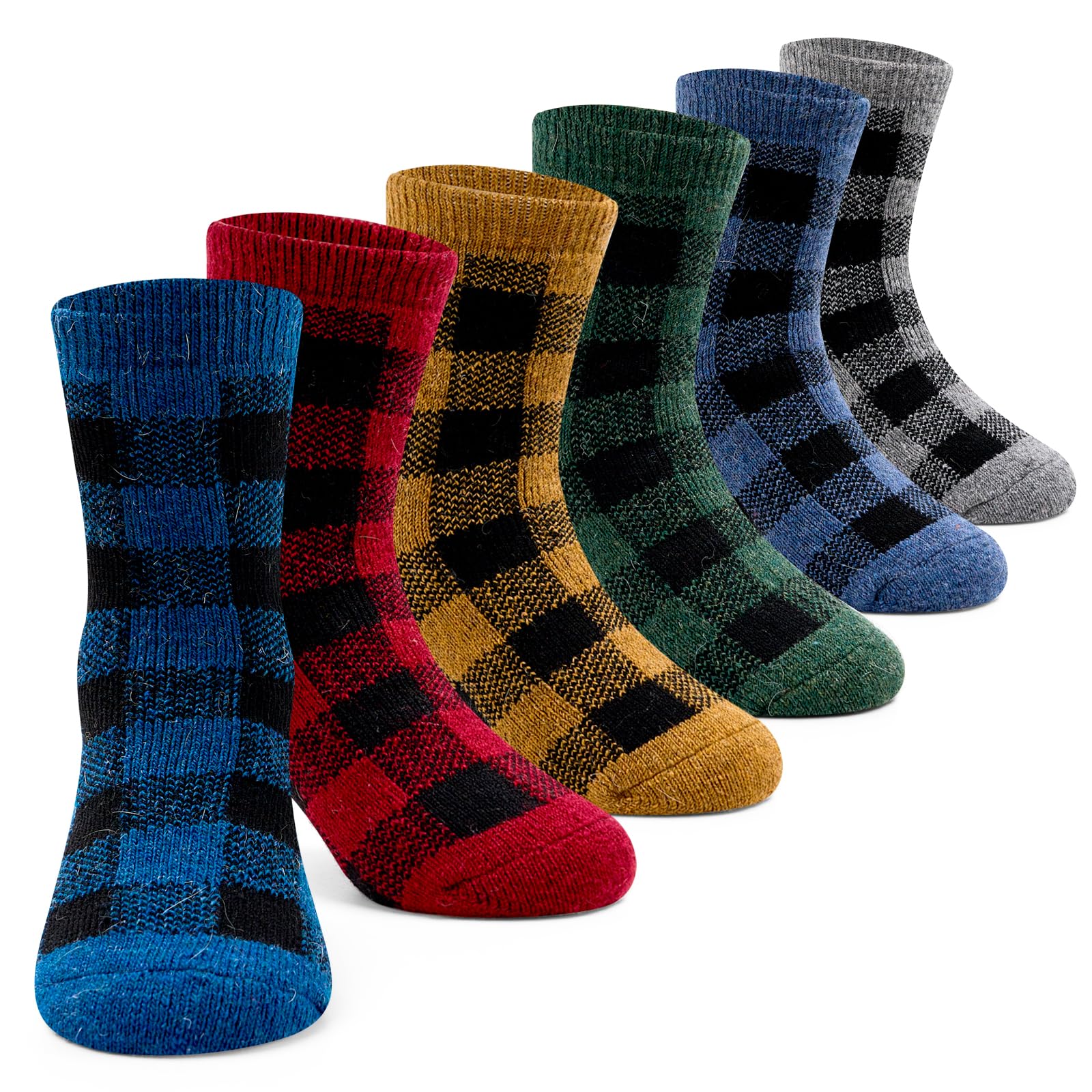 Aisyee 6 Paare Kinder Baumwoll socken Nahtlose Socken Mädche
