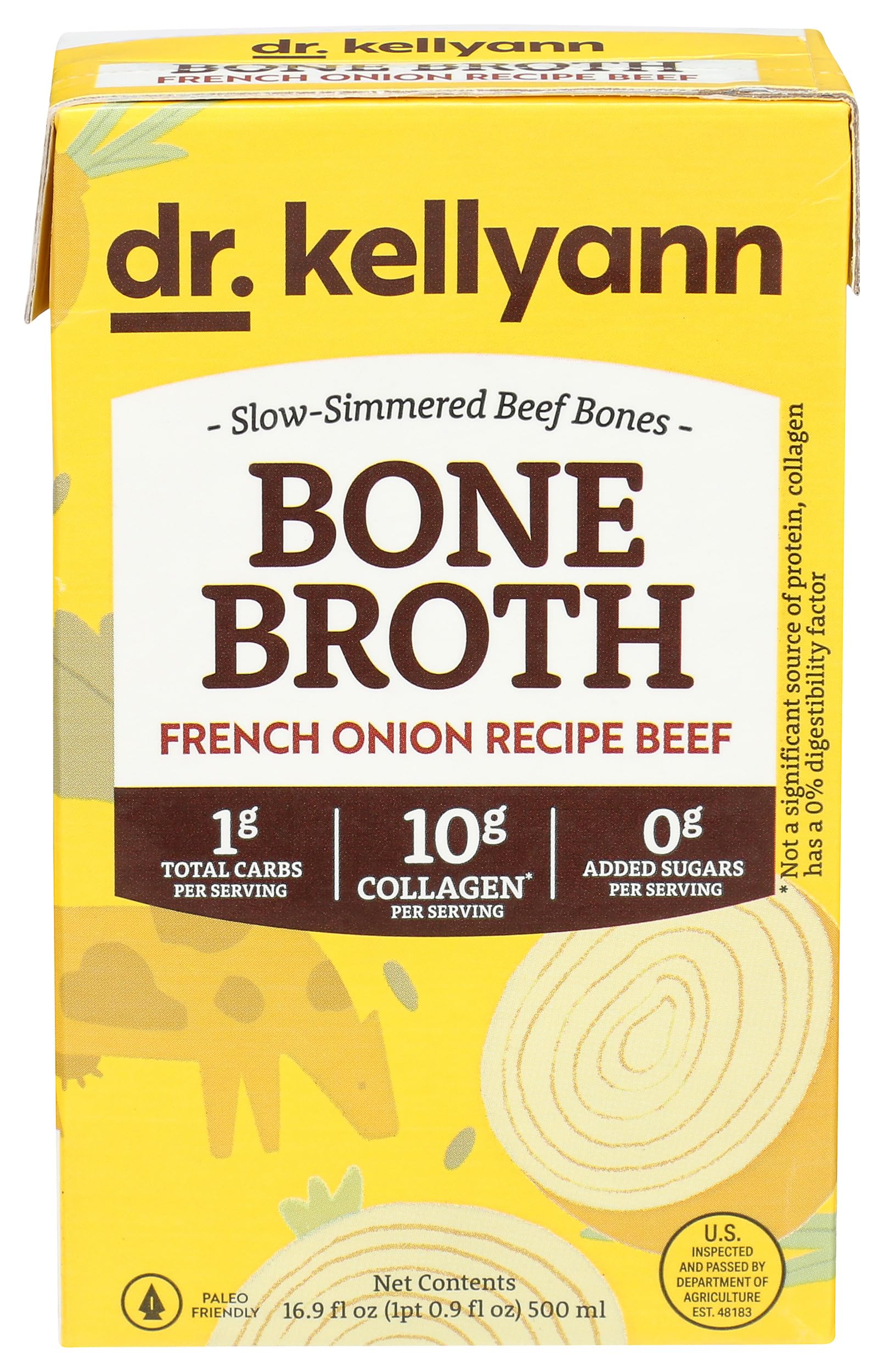 Dr. Kellyann, French Onion Bone Broth, 16.9 Ounce