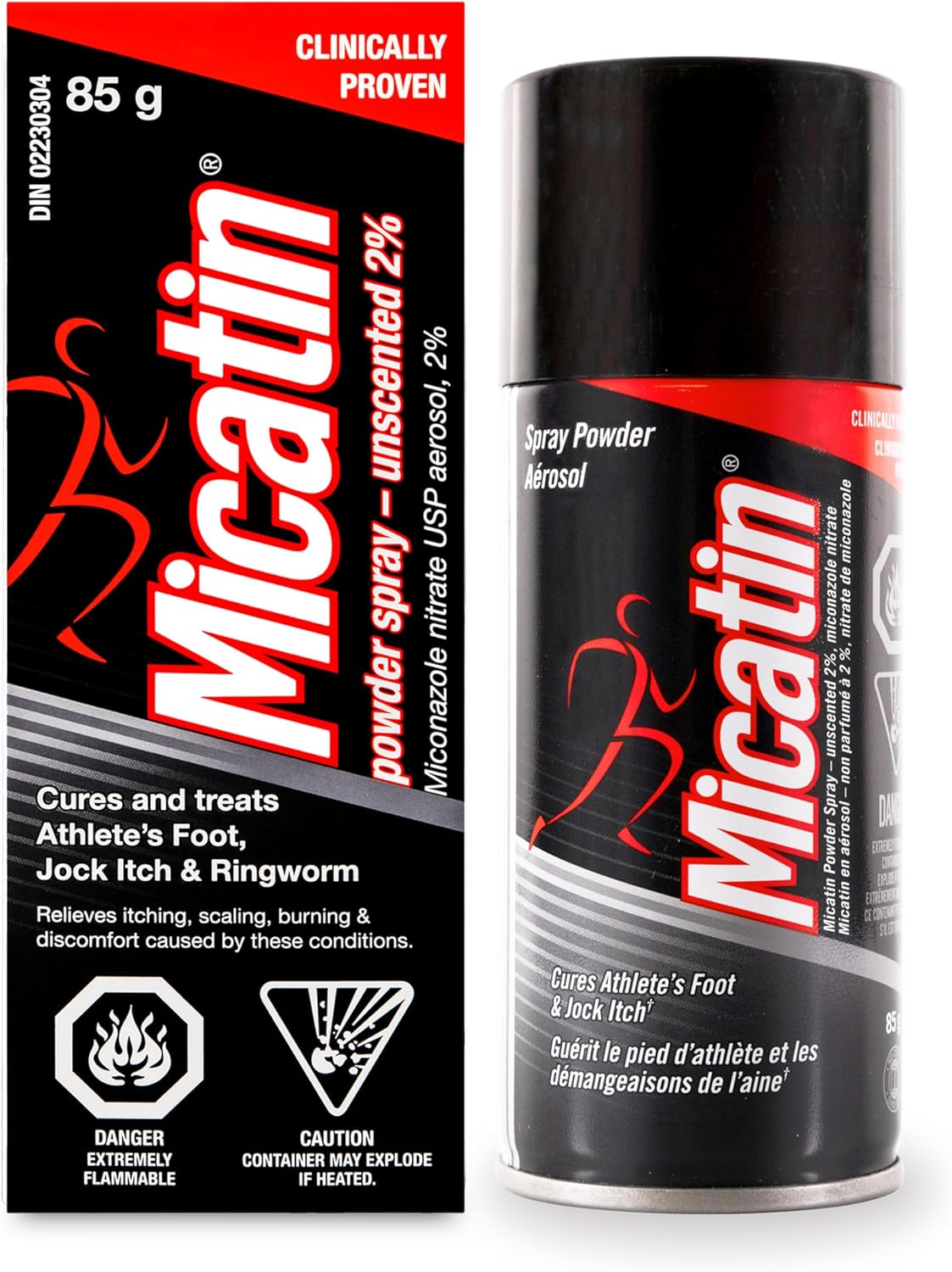 Micatin Spray for Athlete's Foot and Jock Itch, Antifungal Powder Spray Amazon.ca Health