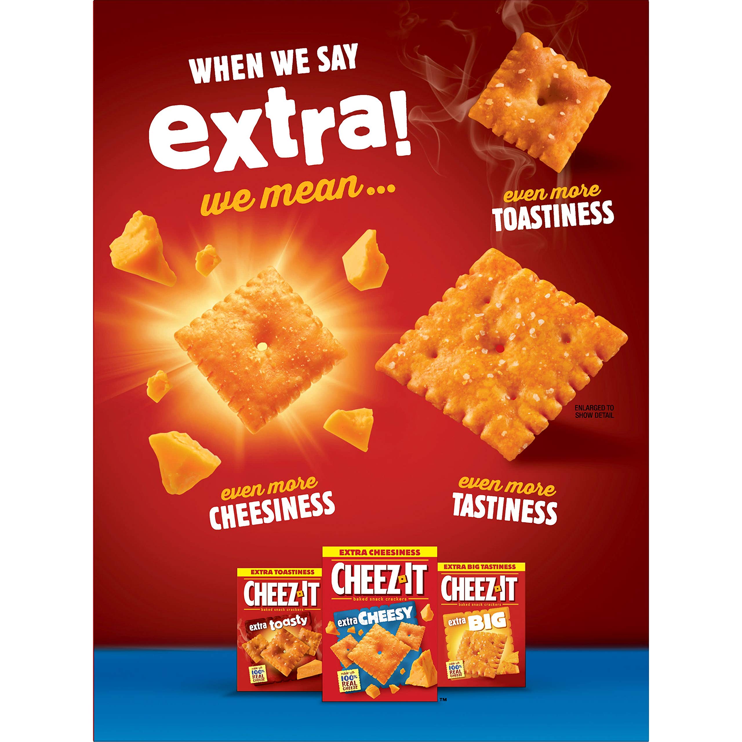 CheezIt Variety Pack, Original and White Cheddar Cheese Crackers