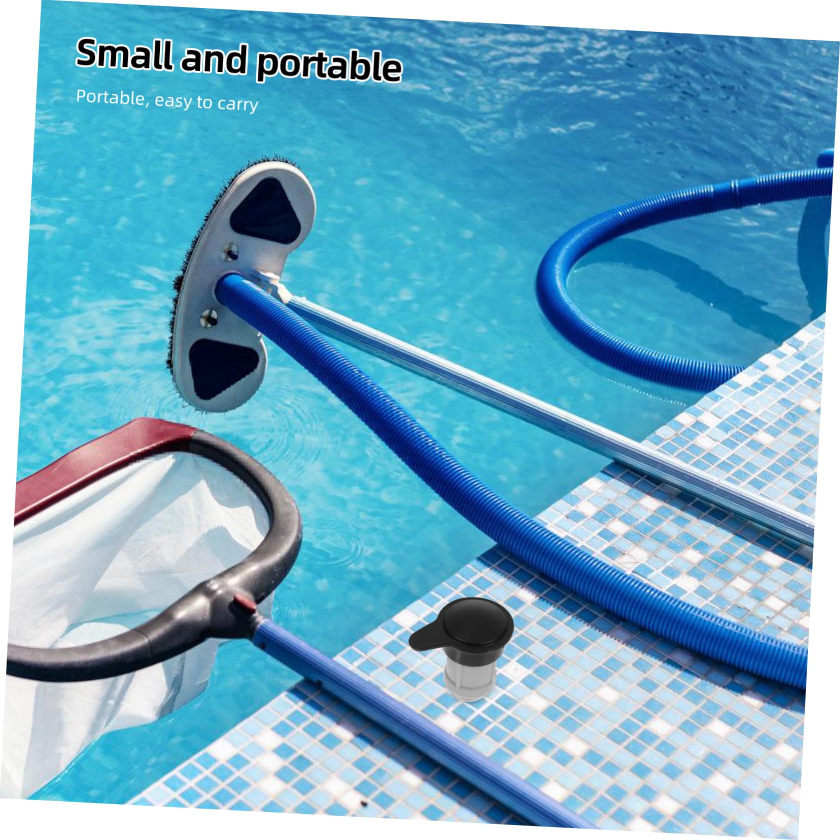 BESPORTBLE 2 Pezzi Valvola Iniezione Aria per Piscina Fuoriterra Compatibile Sfiato Rapido per Drenaggio e Gonfiaggio Ricambio con Connessione Adattatore per Manutenzione Efficiente