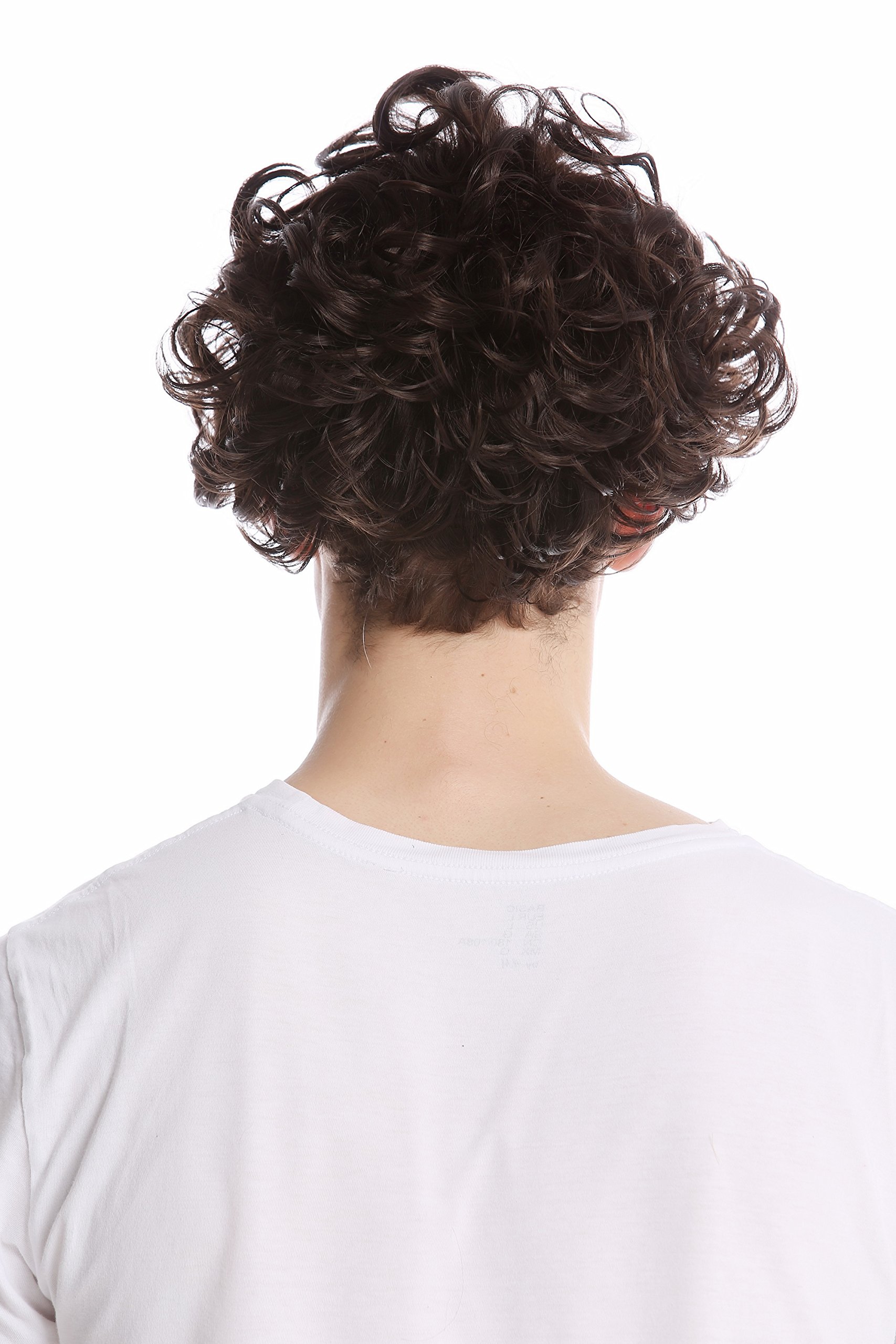 WIG ME UP - GFW963-44 Men Gents or Lady Wig short casual to wild curly voluminous look medium brown, brown (6), Length: approx. 30 cm - Image 4