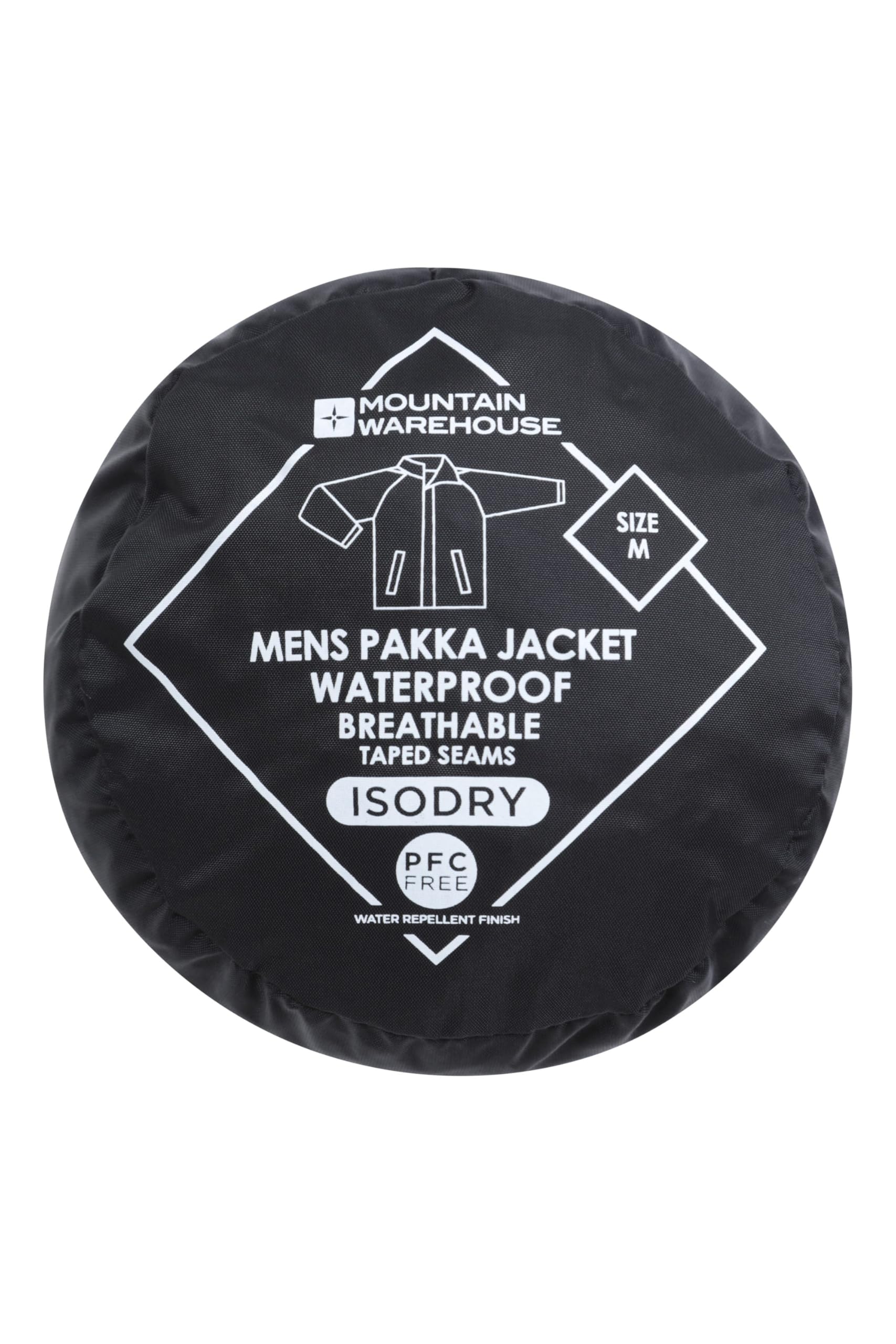 Mountain Warehouse Chaqueta Impermeable para Hombre Pakka