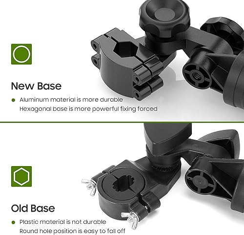 Miniatura 3 de Kit de soporte de paraguas para carrito de golf, rotación de 180 grados, ajuste universal para la mayoría de cochecitos, bicicleta, carrito de golf