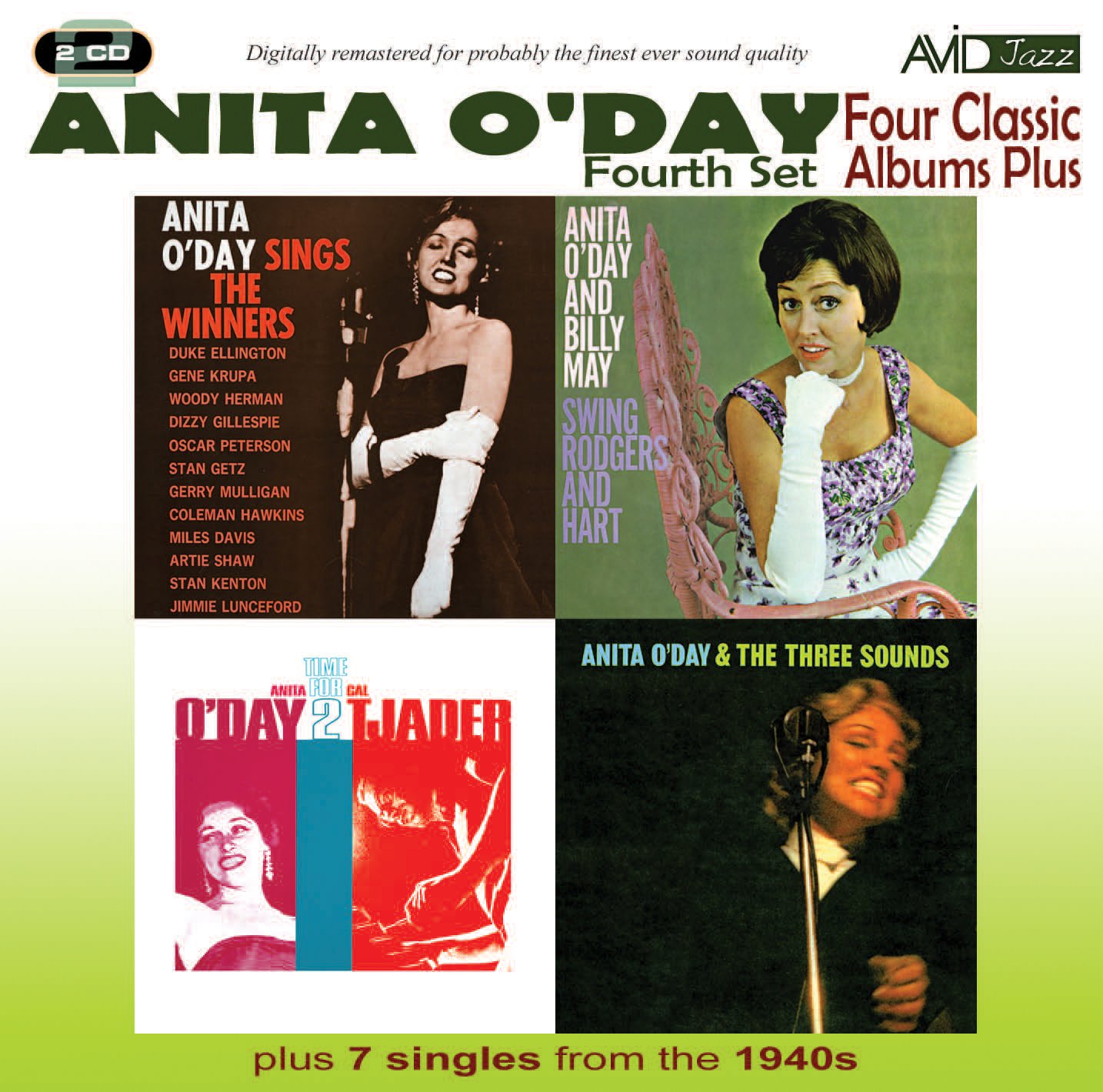 Four Classic Albums Plus (Anita O'Day And Billy May Swing Rodgers And Hart / Anita O'Day & The Three Sounds / Anita O'Day Sings The Winners / Time For Two)