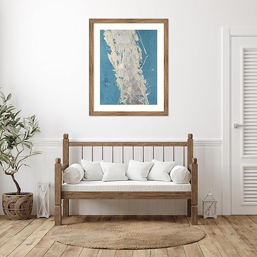 Miniatura 4 de Amanti Art Framed Wall Art Print 44x36 Retro Fling I by Michael Willett, Abstract Wall Art, Modern Contemporary Decor, X-Large Poster Painting