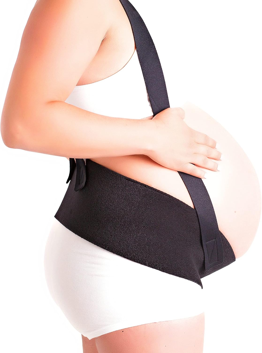 CABEA Baby Belly Band + Shoulder Straps for Maternity Support Back Hip Belly Pain relief