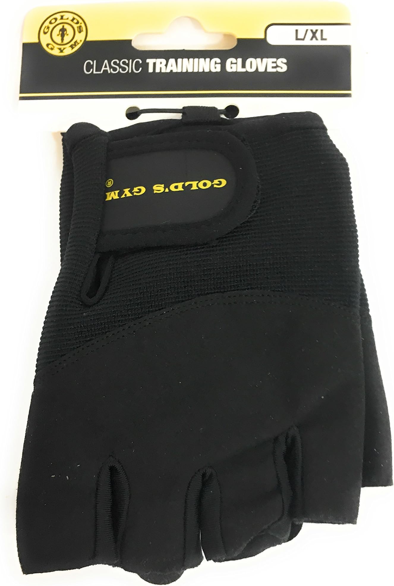 Gold’s Gym Classic Training Gloves Black Large Extra Large