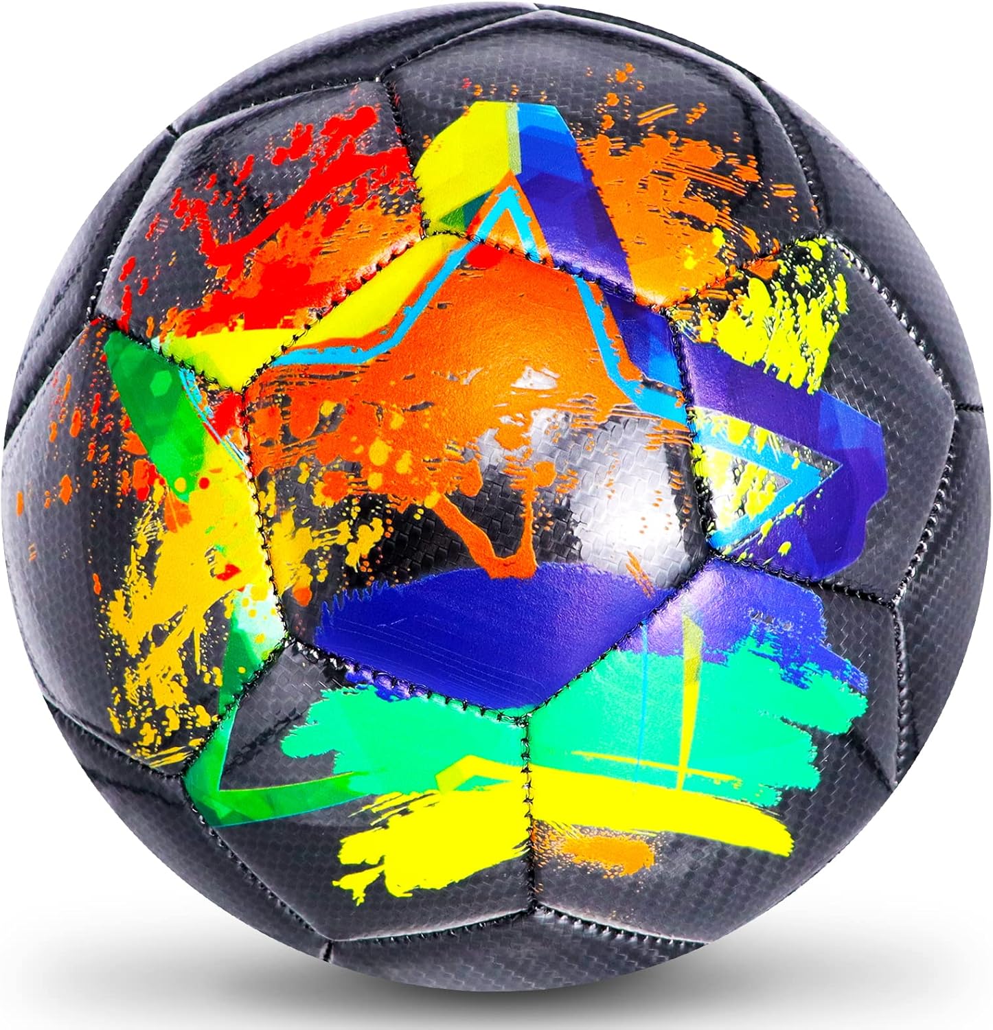 Size 4 Soccer Ball with Pump Champhox Durable LongLasting Construction Soccer Balls for Kids