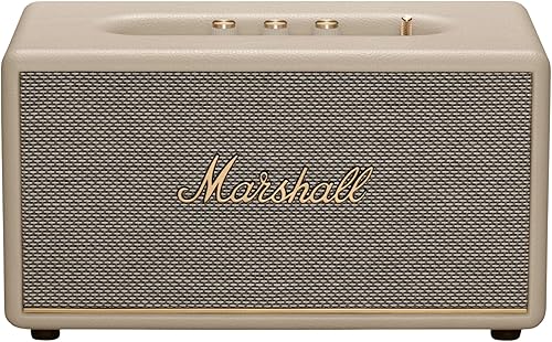 Marshall Stanmore III - Altavoz Bluetooth para el hogar, sonido estéreo fuerte con controles de graves y agudos, alimentado por enchufe, compatible