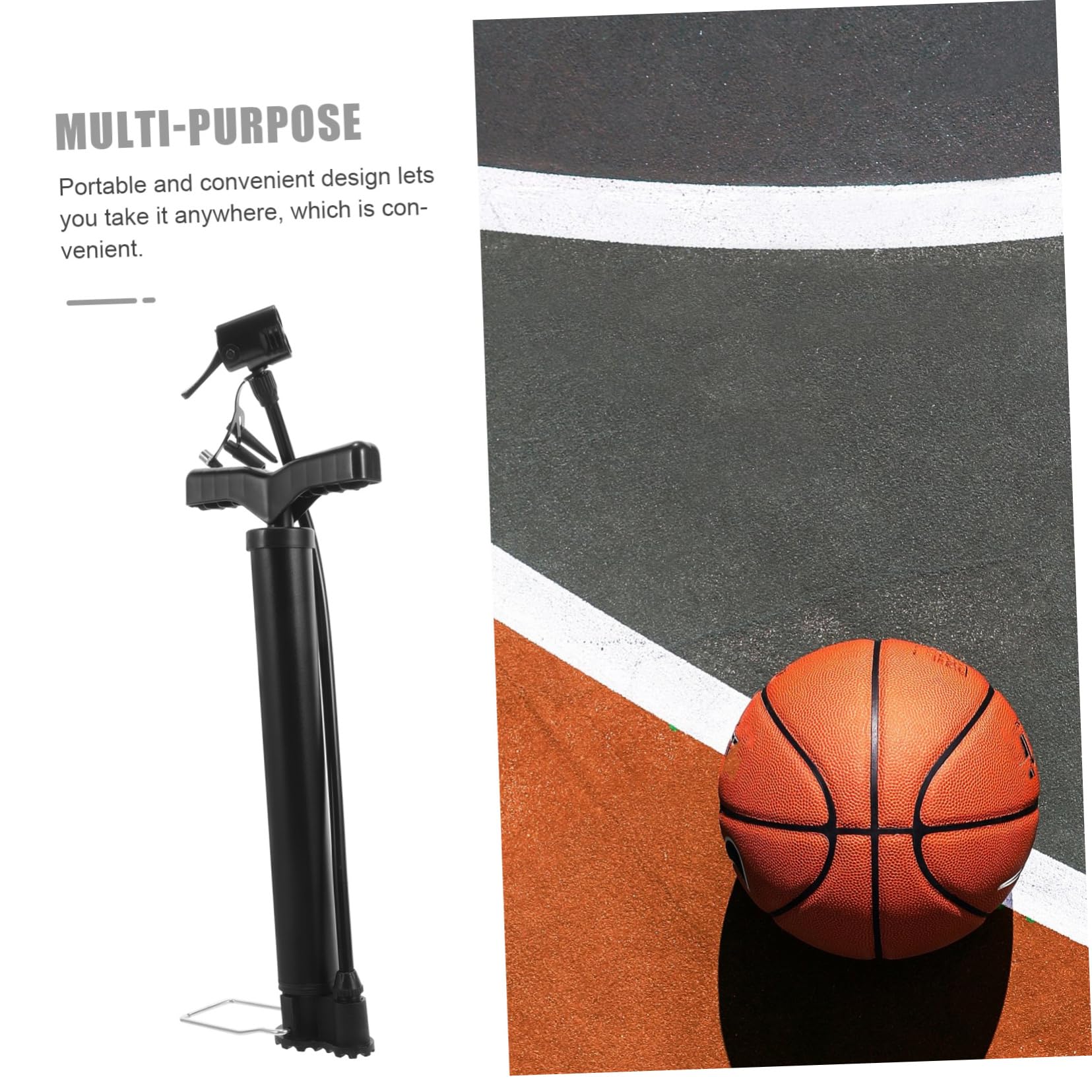 HANABASS 4stücke Portable Basketball Pumpe Hochdruck Luftinflator Für Bälle Fahrräder Und Schwimmreifen Kompakte Und Leichte Handpumpe Für Effizientes Aufblasen Unterwegs